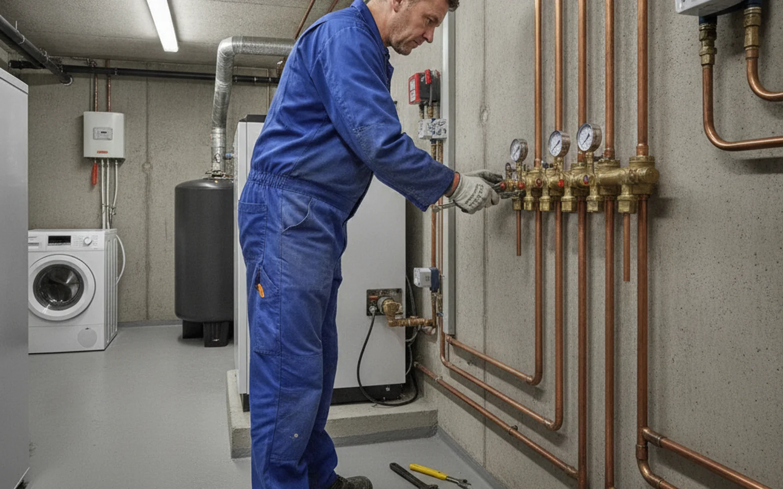 Autoriseret VVS'er fra Frederiksberg i arbejde